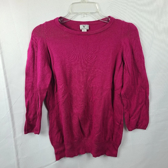 Worthington Sweaters - Worthington Pink Crew Neck Sweater